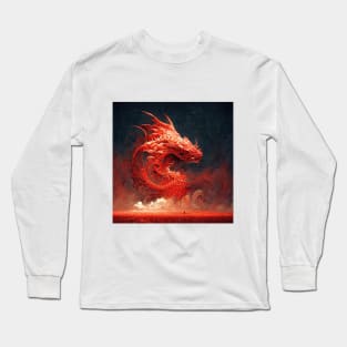 colorful painting of great design for dragons lovers Long Sleeve T-Shirt